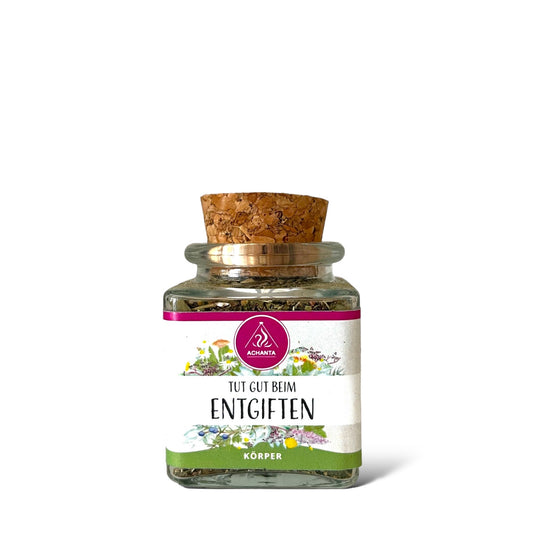 Räucherspezialität "Tut gut beim Entgiften" (50 ml, im Glas)