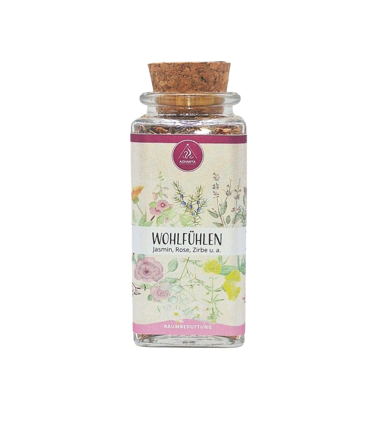 Raumbeduftung “Wohlfühlen” (100 ml, im Glas hoch)